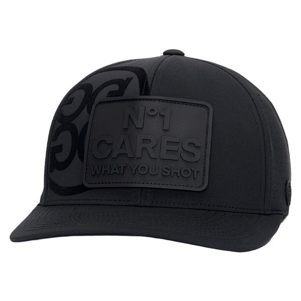 Gfore NO1 Cares Perforated Featherweight Tech Golf Cap Onyx - FA24