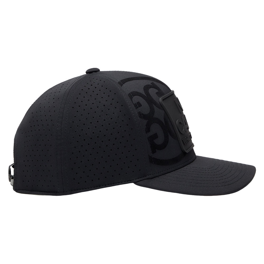 Gfore NO1 Cares Perforated Featherweight Tech Golf Cap Onyx - FA24