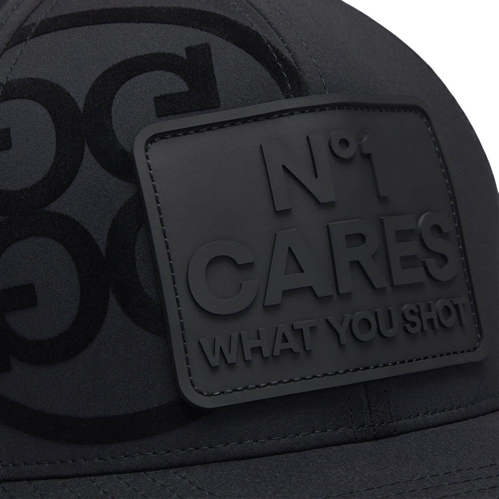 Gfore NO1 Cares Perforated Featherweight Tech Golf Cap Onyx - FA24