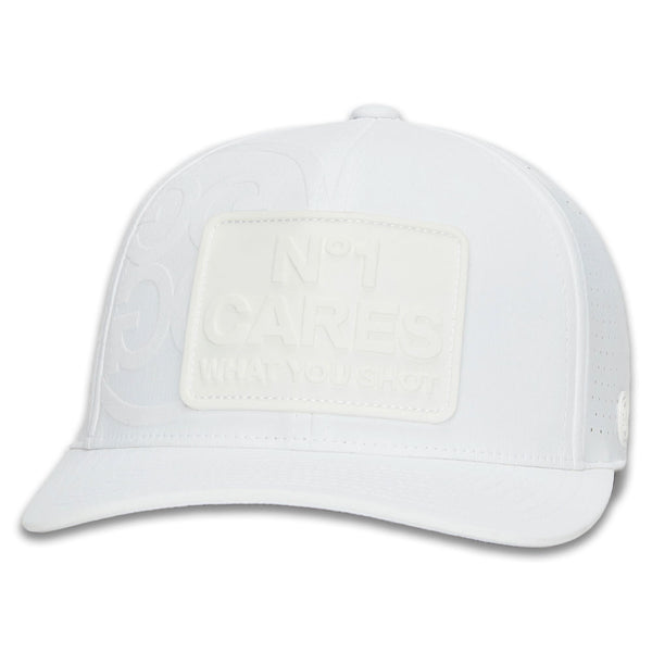 Gfore NO1 Cares Perforated Featherweight Tech Golf Cap Snow - FA24