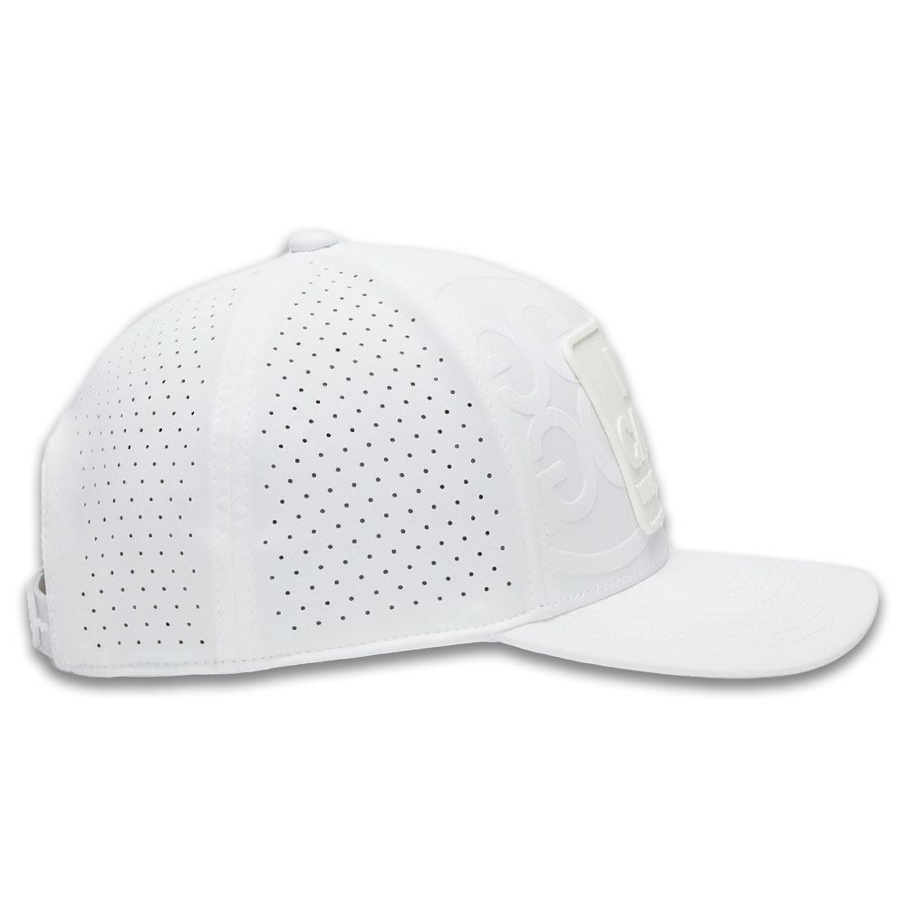 Gfore NO1 Cares Perforated Featherweight Tech Golf Cap Snow - FA24