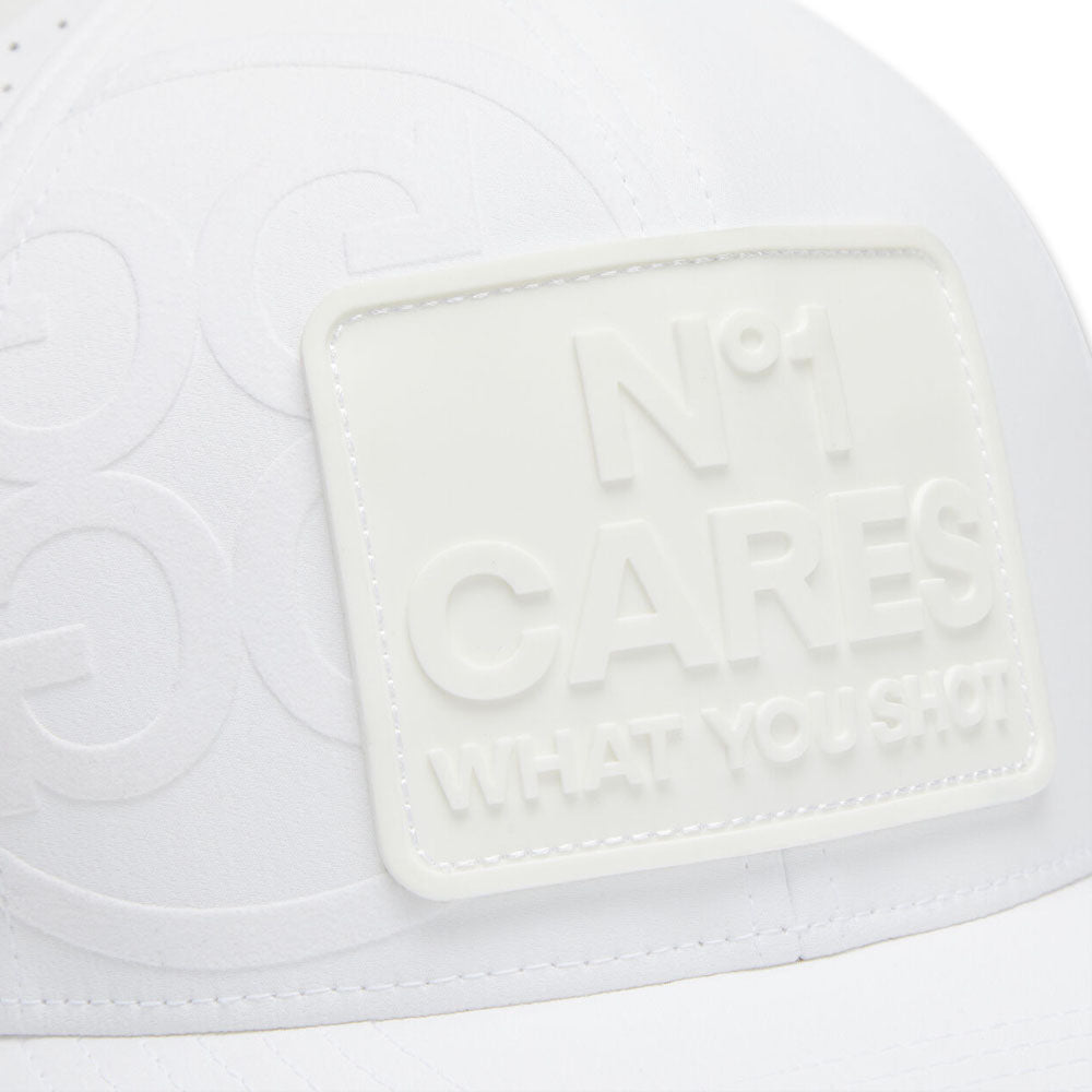 Gfore NO1 Cares Perforated Featherweight Tech Golf Cap Snow - FA24