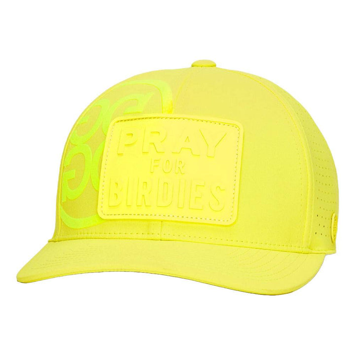 Gfore Pray For Birdies Perforated Featherweight Tech Golf Cap Solar - FA24