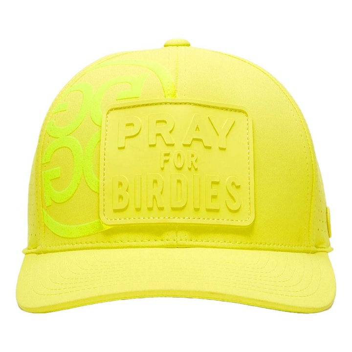 Gfore Pray For Birdies Perforated Featherweight Tech Golf Cap Solar - FA24