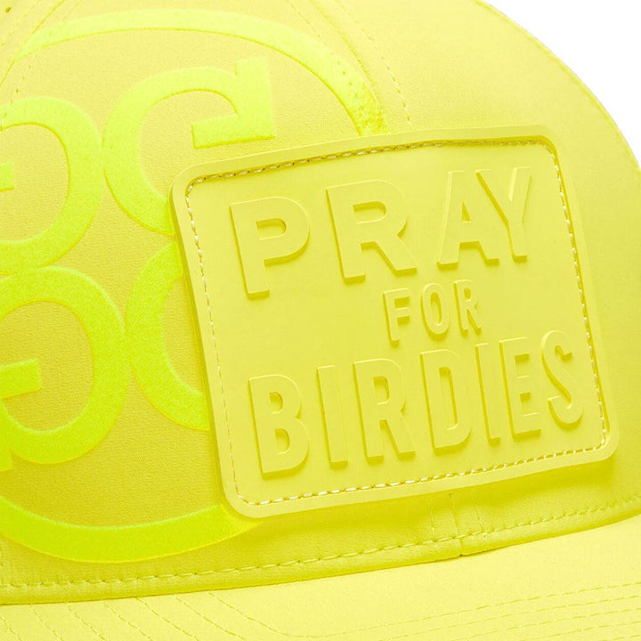 Gfore Pray For Birdies Perforated Featherweight Tech Golf Cap Solar - FA24