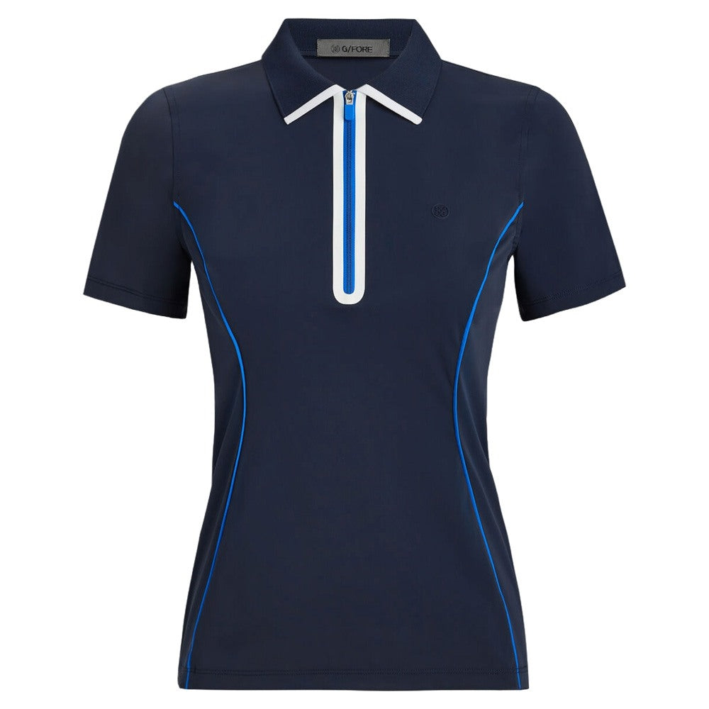 Gfore Lightweight Warp Knit Quarter Zip Golf Pullover Twilight - FA24 Women