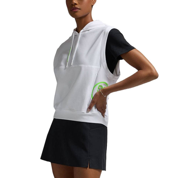 Gfore Double Knit Brushed Back Cropped Hoodie Golf Jacket Snow - FA24 Women