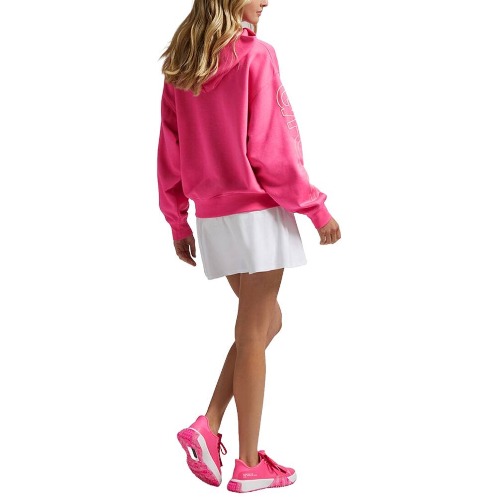 Gfore Golfer French Terry Oversized Hoodie Golf Jacket Knockout Pink - FA24 Women