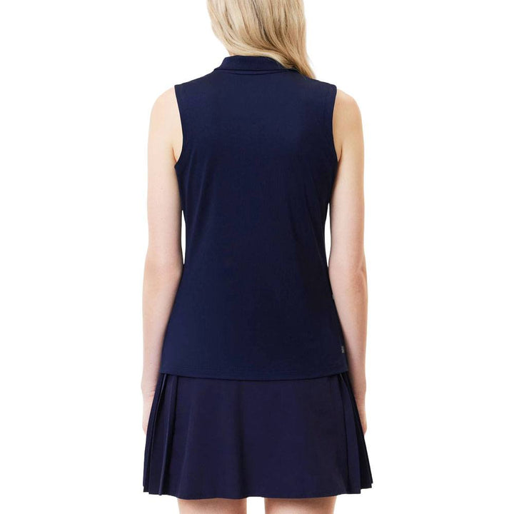 Lacoste Ultra-Dry Anti-UV Golf Polo Navy Blue - SS24 Women