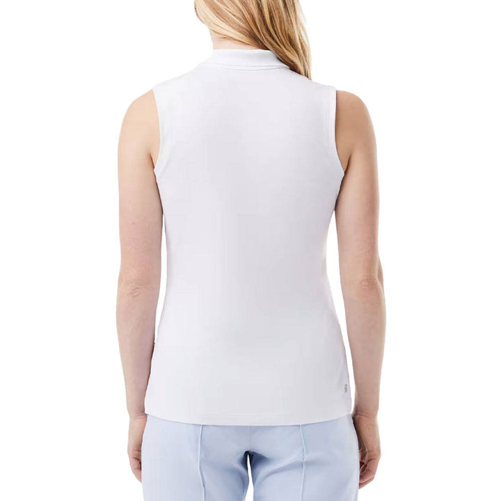 Lacoste Ultra-Dry Anti-UV Golf Polo White - SS24 Women