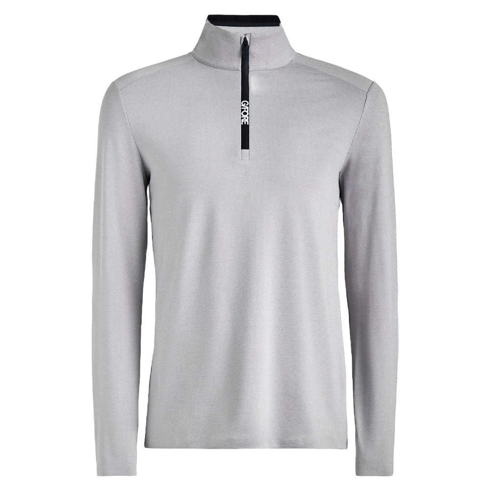 メンズウェア FIDES GOLF BRUSHED BACK FREEZE HALF ZIP Gfore Brushed Back Tech Quarter Zip Golf Pullover Light Heather