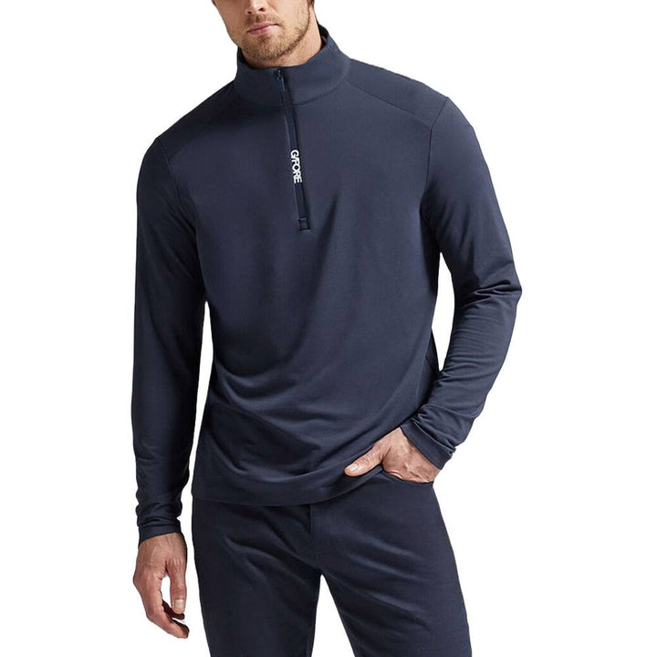 Gfore Brushed Back Tech Quarter Zip Golf Pullover Twilight - FA24