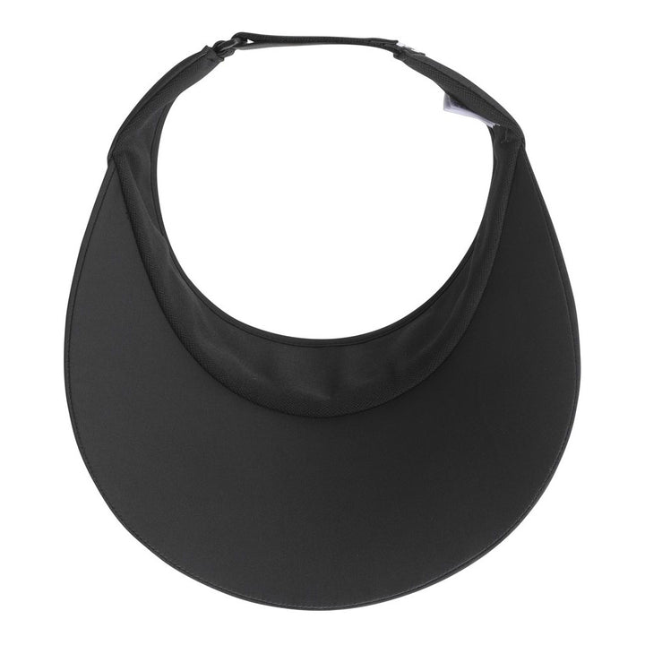 WAAC Wide Golf Visor Black - 24 Women