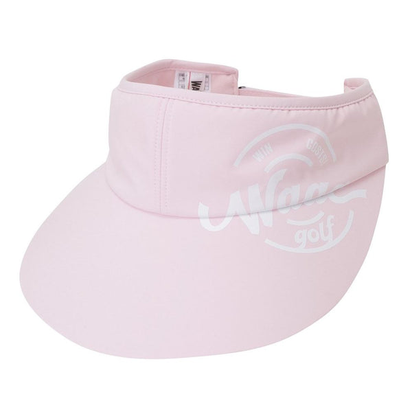 WAAC Wide Golf Visor Light Pink - 24 Women