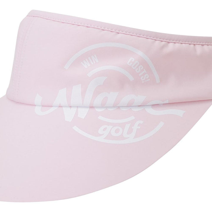 WAAC Wide Golf Visor Light Pink - 24 Women