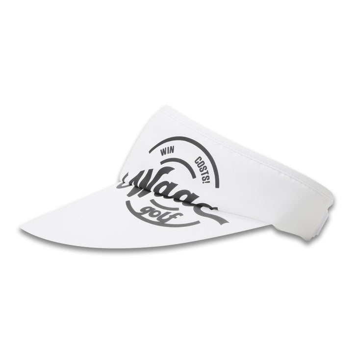 WAAC Wide Golf Visor White - 24 Women