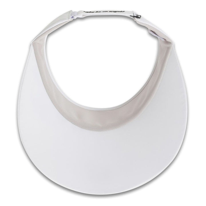 WAAC Wide Golf Visor White - 24 Women