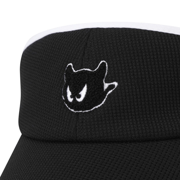 WAAC Ribbon Golf Visor Black - FW24 Women