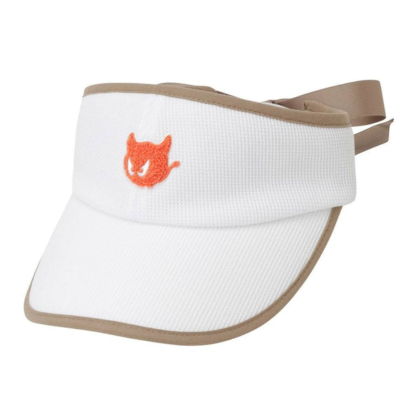 WAAC Ribbon Golf Visor Light Brown - FW24 Women