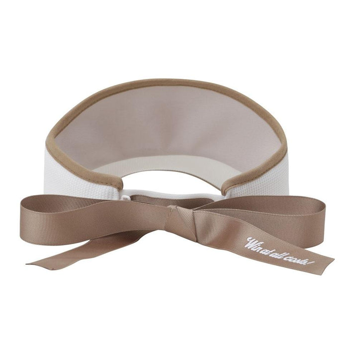 WAAC Ribbon Golf Visor Light Brown - FW24 Women