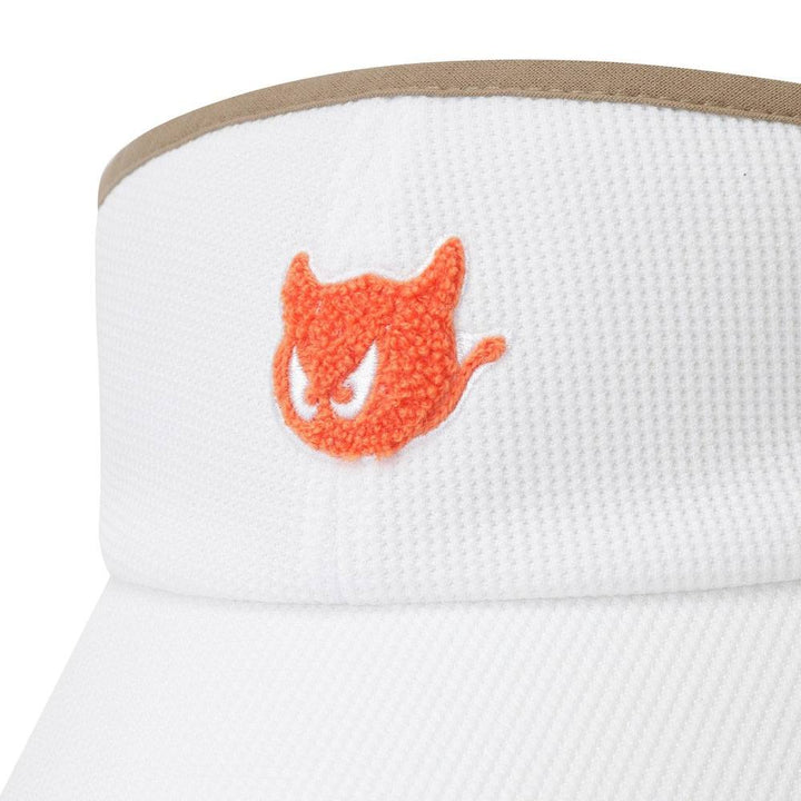 WAAC Ribbon Golf Visor Light Brown - FW24 Women