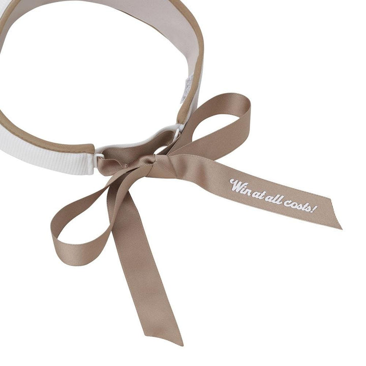 WAAC Ribbon Golf Visor Light Brown - FW24 Women