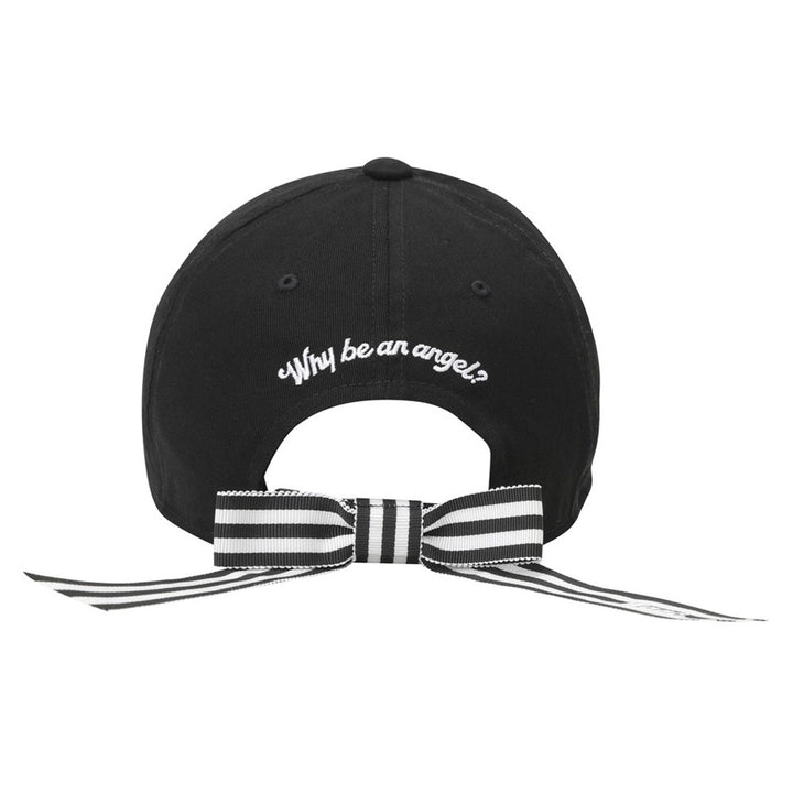 WAAC Waacky Ribbon Golf Cap Black - 24 Women