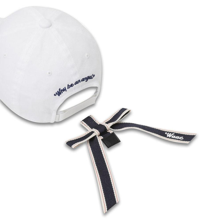 WAAC Waacky Ribbon Golf Cap White - 24 Women