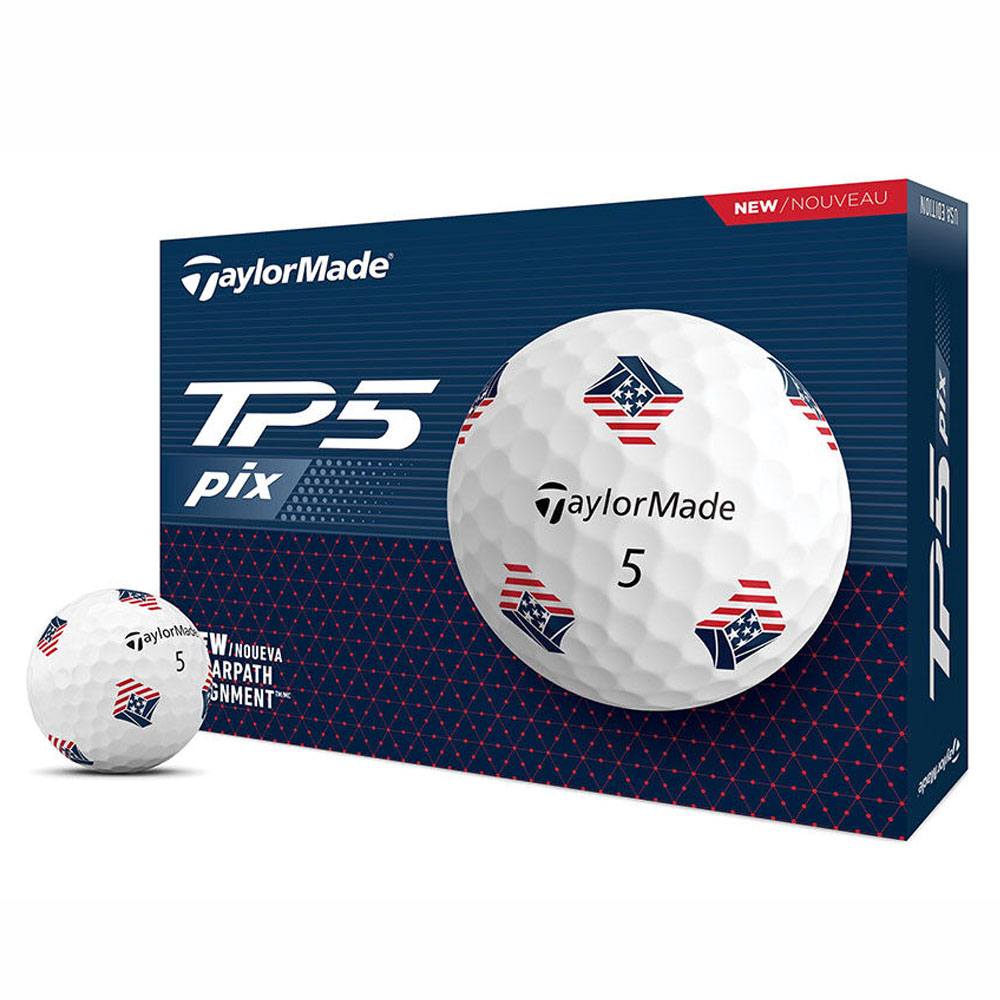 TaylorMade TP5 Pix USA Golf Balls 2024