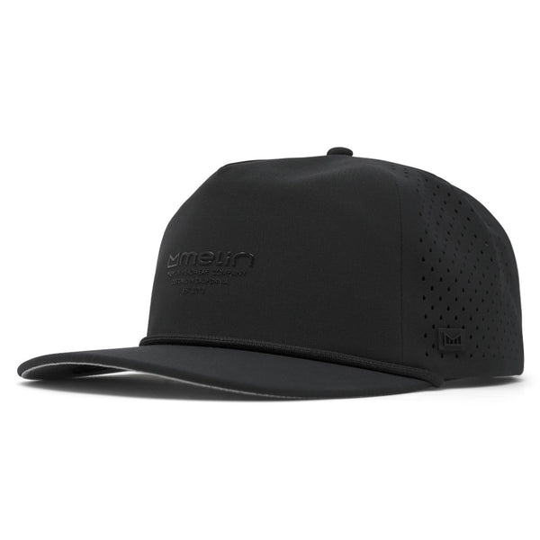 Melin Coronado Hydrolite Golf Cap Black - FA24 Men