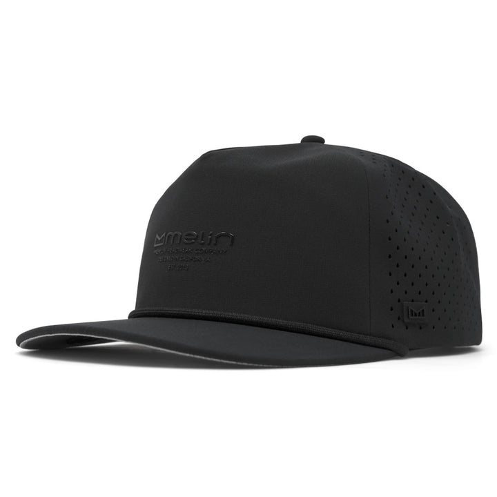 Melin Coronado Hydrolite Golf Cap Black - FA24 Men