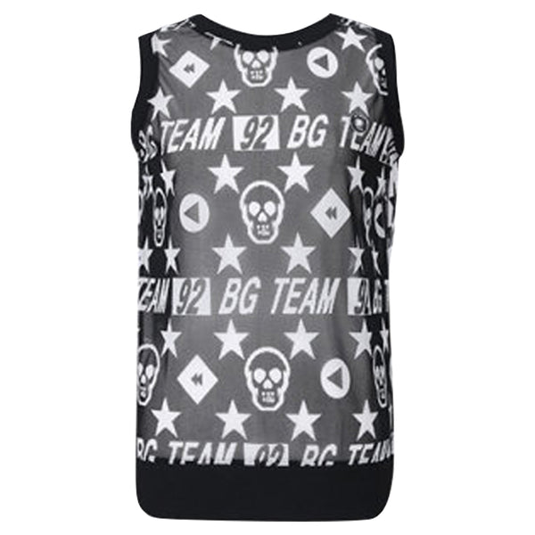 Golfio - BG Golf Skull Round Golf Vest Black - SS24 Women
