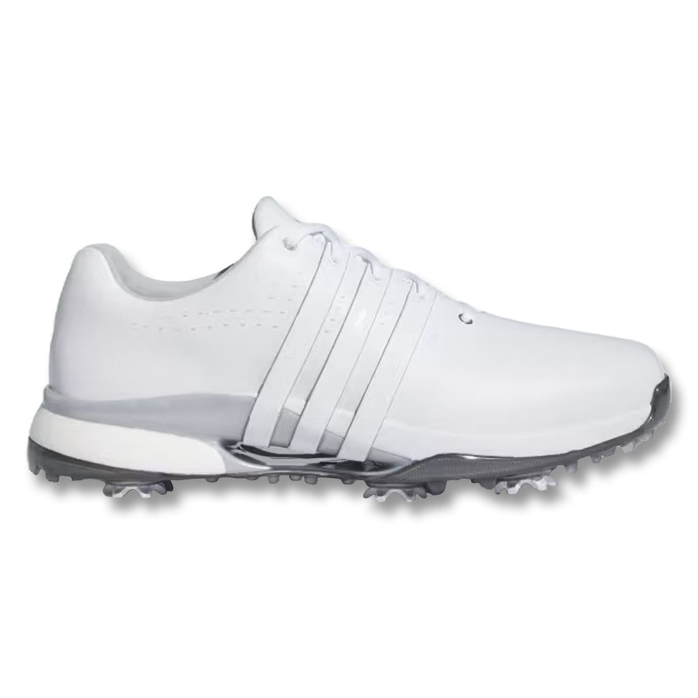 Adidas Tour360 Golf Shoes Cloud White/Cloud White/Silver Metallic