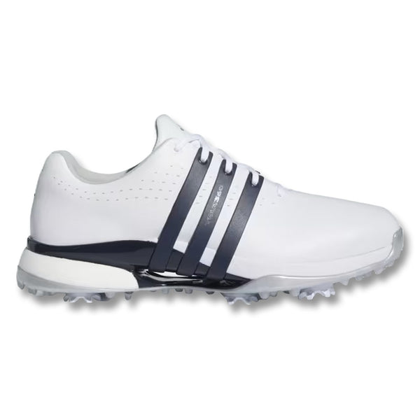 Adidas Tour360 Golf Shoes Cloud White/Collegiate Navy/Silver Metallic - 24 Men