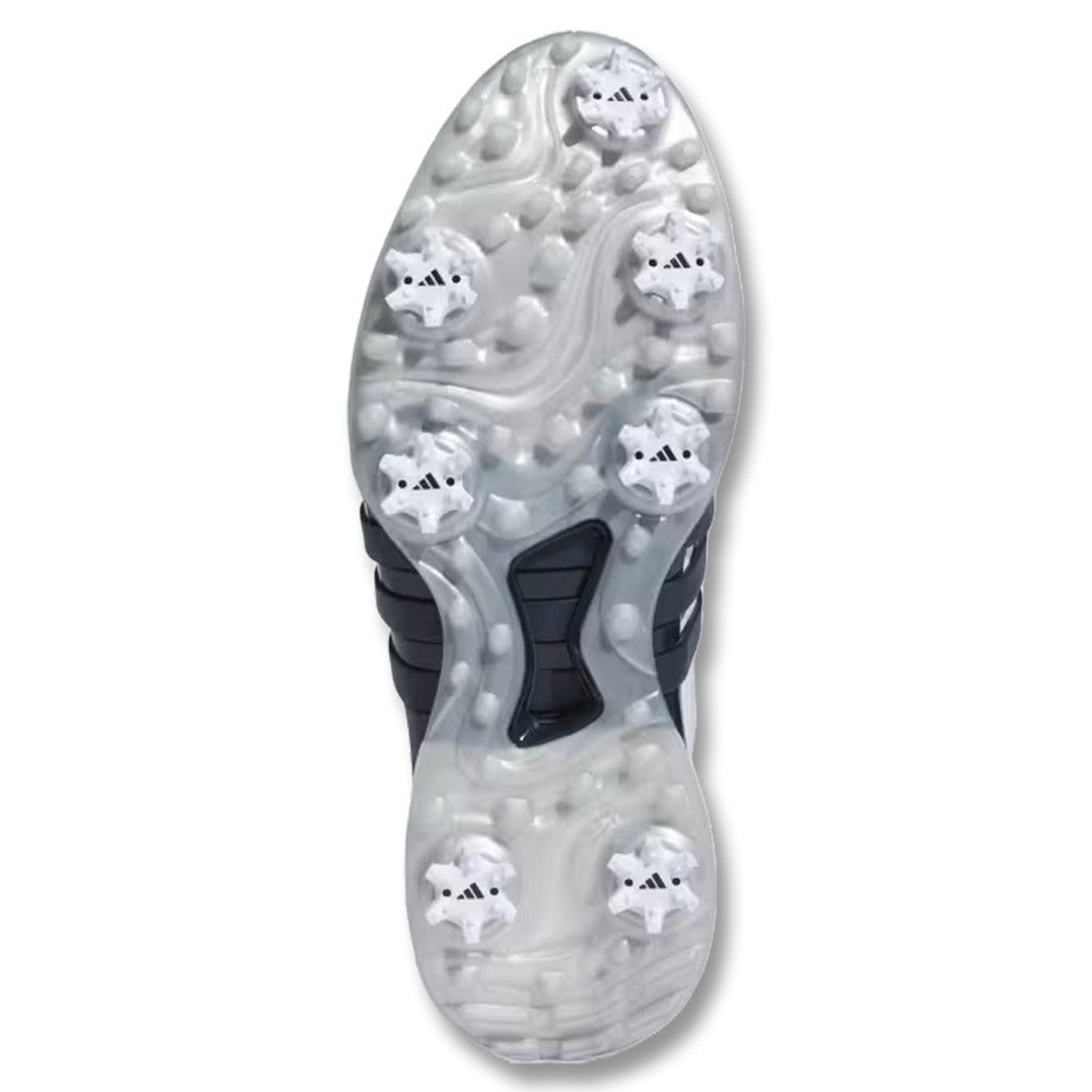 Adidas Tour360 Golf Shoes Cloud White/Collegiate Navy/Silver Metallic –  Golfio