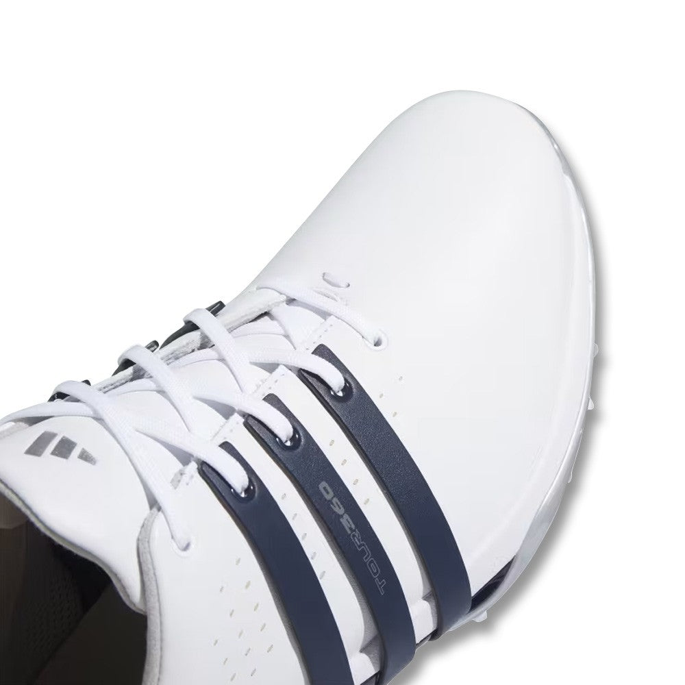 Adidas Tour360 Golf Shoes Cloud White/Collegiate Navy/Silver Metallic –  Golfio