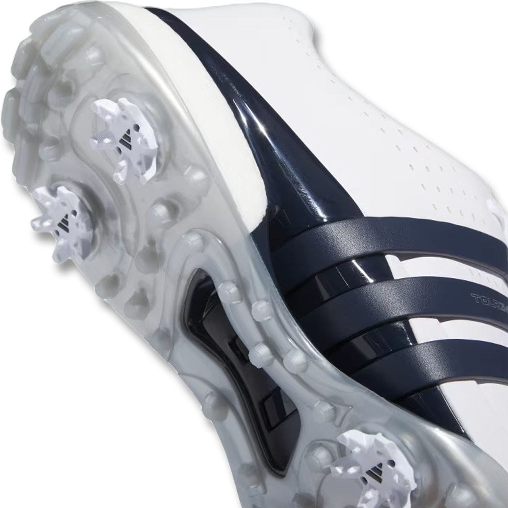 Adidas Tour360 Golf Shoes Cloud White/Collegiate Navy/Silver Metallic –  Golfio