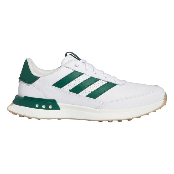 Adidas S2G Leather 24 Spikeless Golf Shoes Cloud White/Collegiate Green/Gum - 24 Men