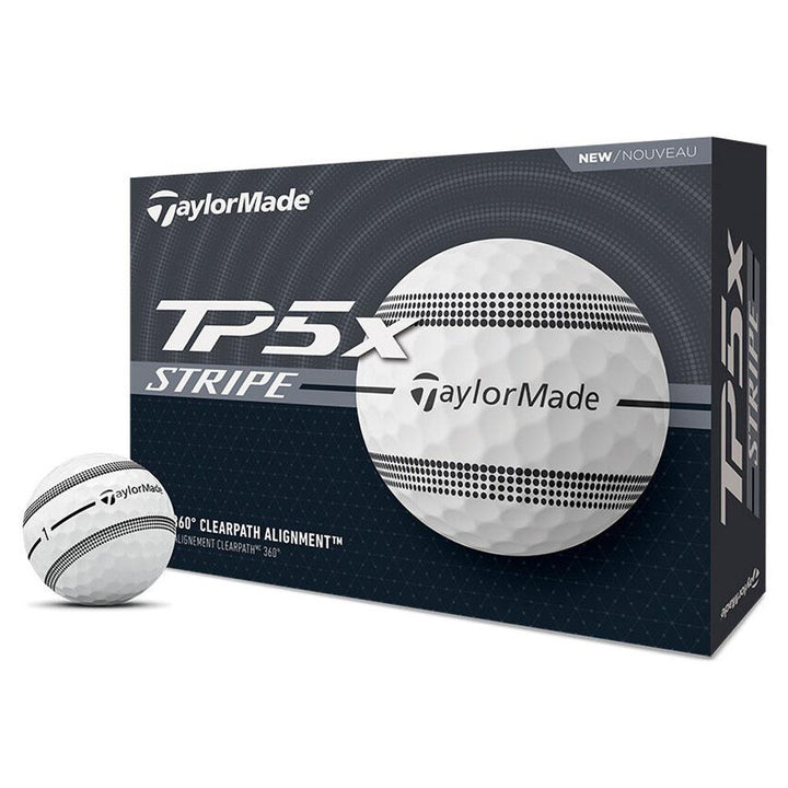 TaylorMade TP5x Stripe Golf Balls 2024