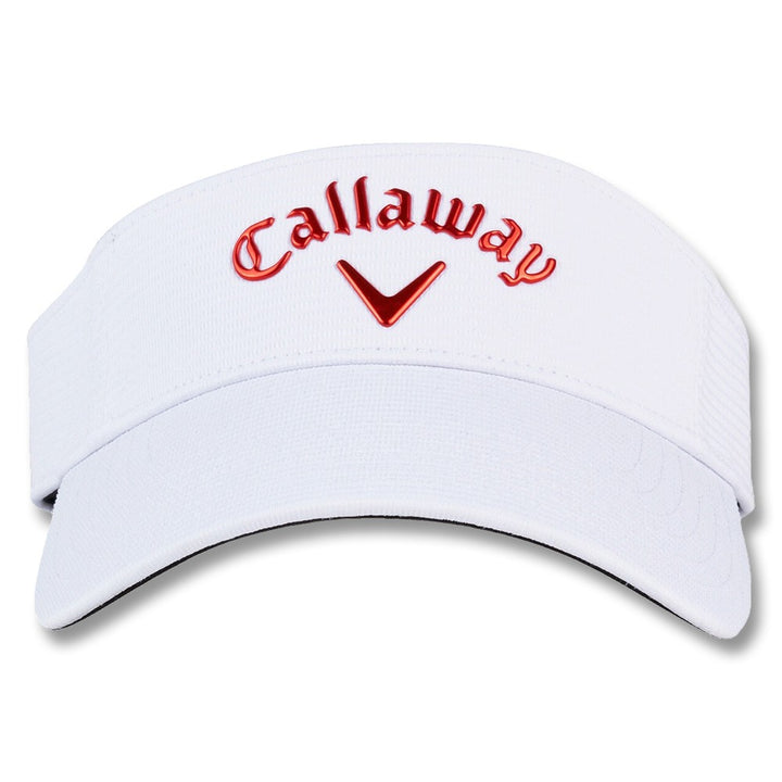 Callaway Liquid Metal Golf Visor White/Fire - 23