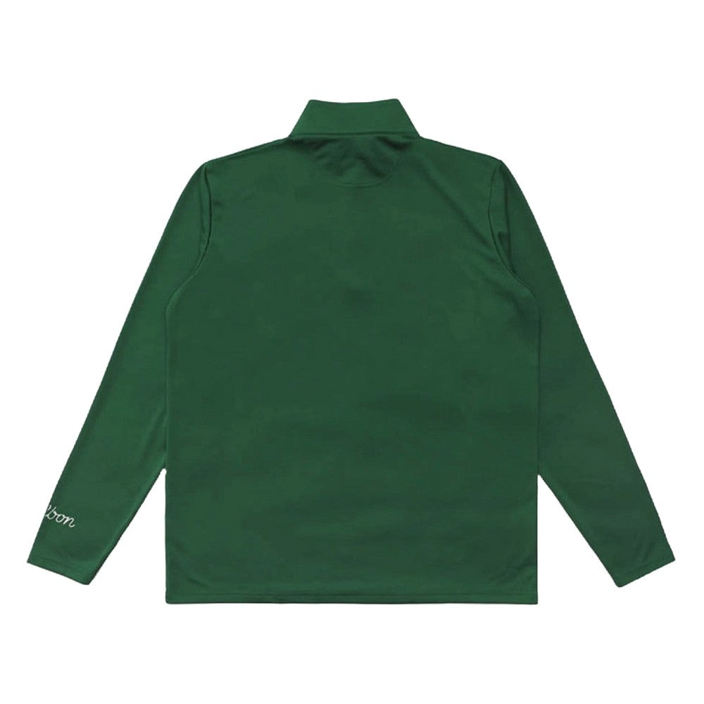Malbon Evergreen Performance 1/4 Zip Golf Pullover Evergreen