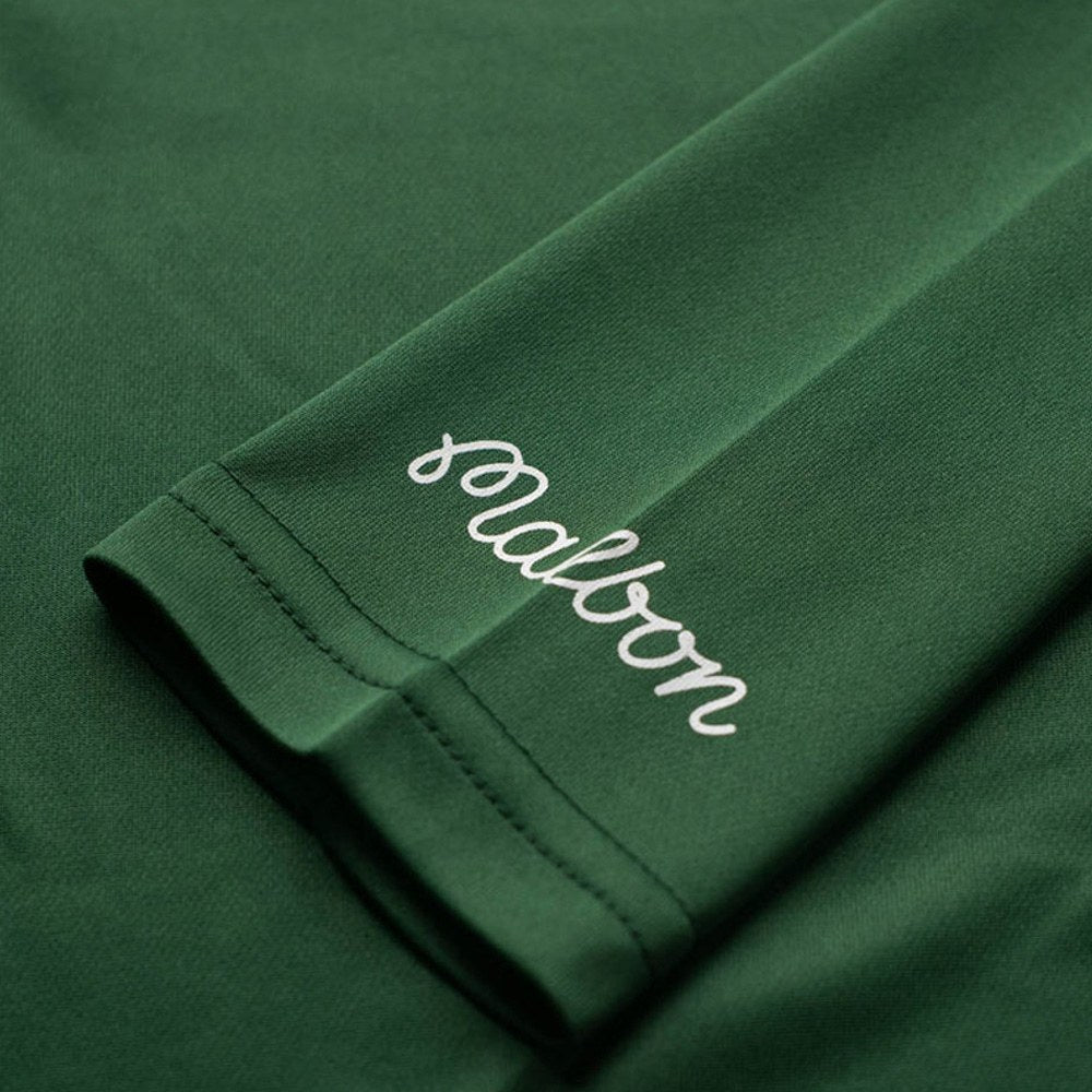 Malbon Evergreen Performance 1/4 Zip Golf Pullover Evergreen