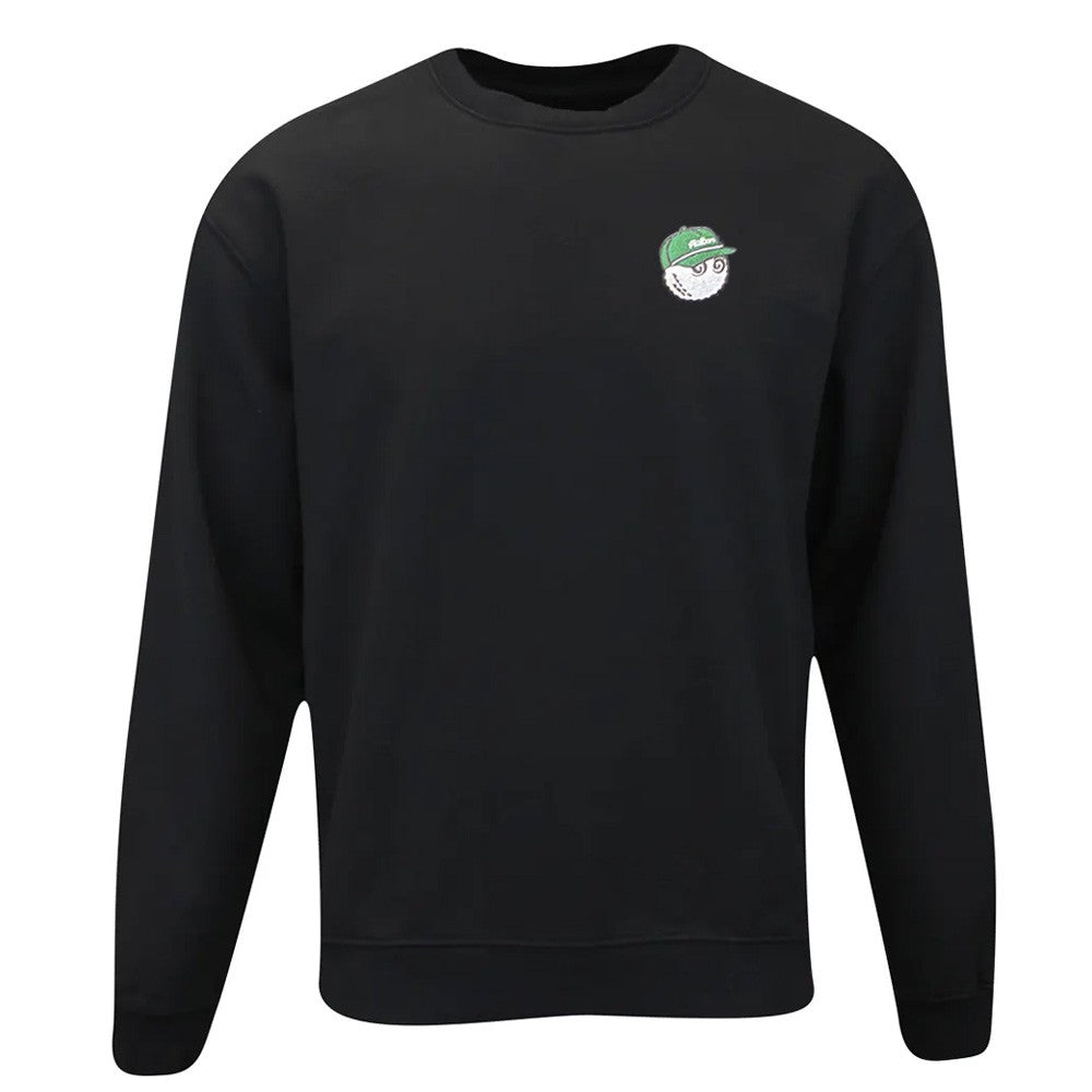 Malbon Evergreen GD Crewneck Golf Sweatshirt Black
