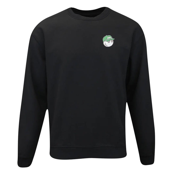 Malbon Evergreen GD Crewneck Golf Sweatshirt Black