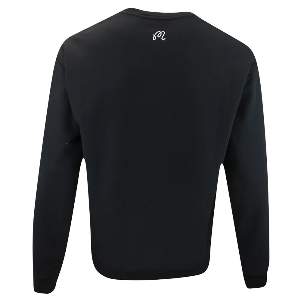 Malbon Evergreen GD Crewneck Golf Sweatshirt Black