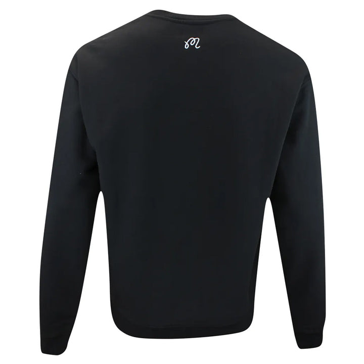 Malbon Evergreen GD Crewneck Golf Sweatshirt Black
