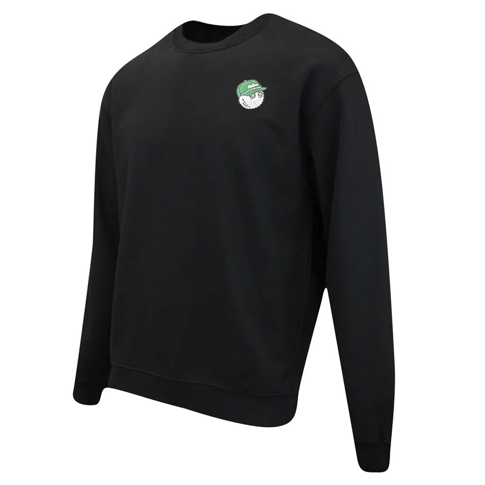 Malbon Evergreen GD Crewneck Golf Sweatshirt Black