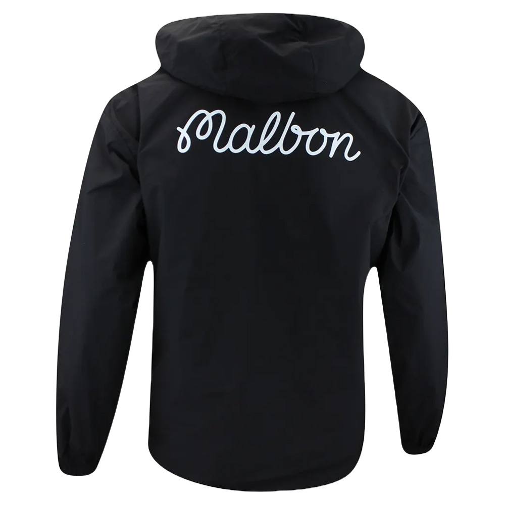 Malbon Evergreen Nylon Golf Anorak Black