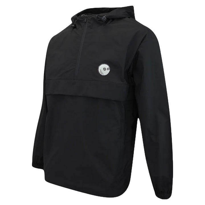 Malbon Evergreen Nylon Golf Anorak Black