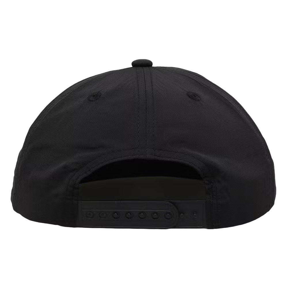 Malbon Evergreen Nylon Rope Golf Cap Black